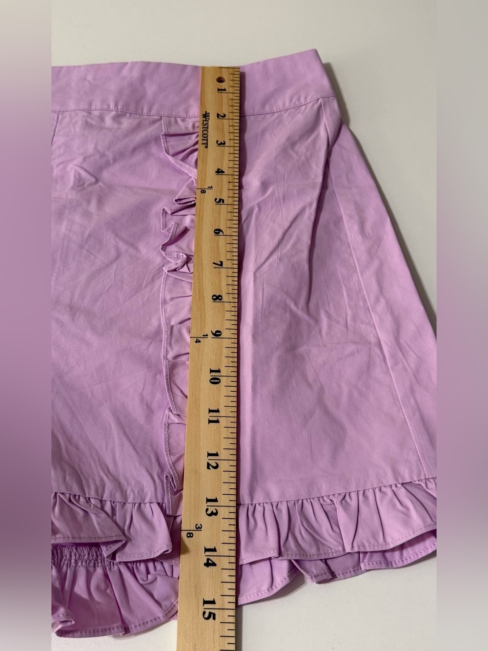 NWT Lavender Ruffle Shorts - Picture 7 of 7